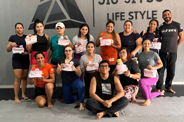 Mulheres participam de aulão de Defesa Pessoal em João Lisboa